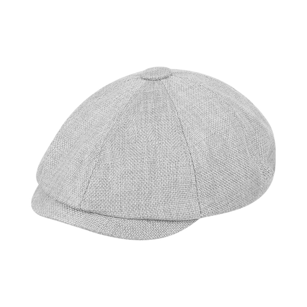 Le Comptoir du Chapeau Gris Clair Béret Tweed Héritage Britannique Homme
