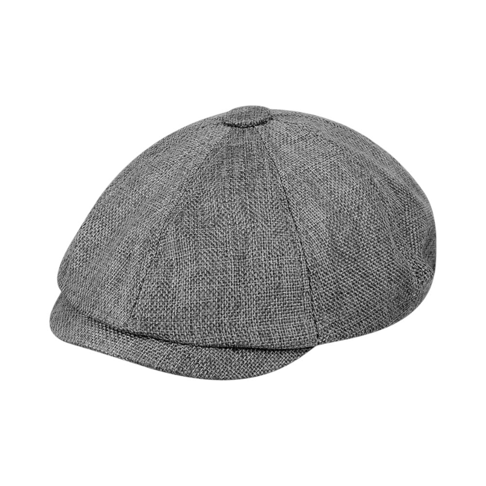 Le Comptoir du Chapeau Gris Foncé Béret Tweed Héritage Britannique Homme