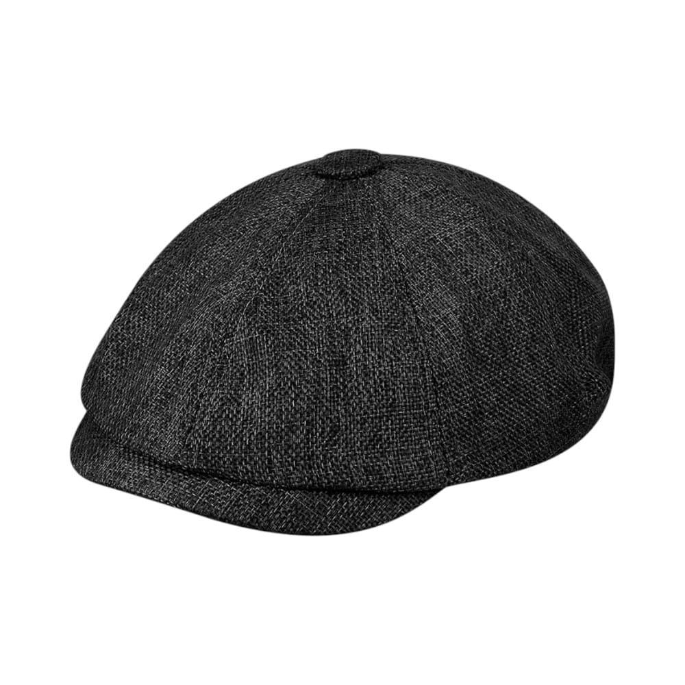 Le Comptoir du Chapeau Noir Béret Tweed Héritage Britannique Homme