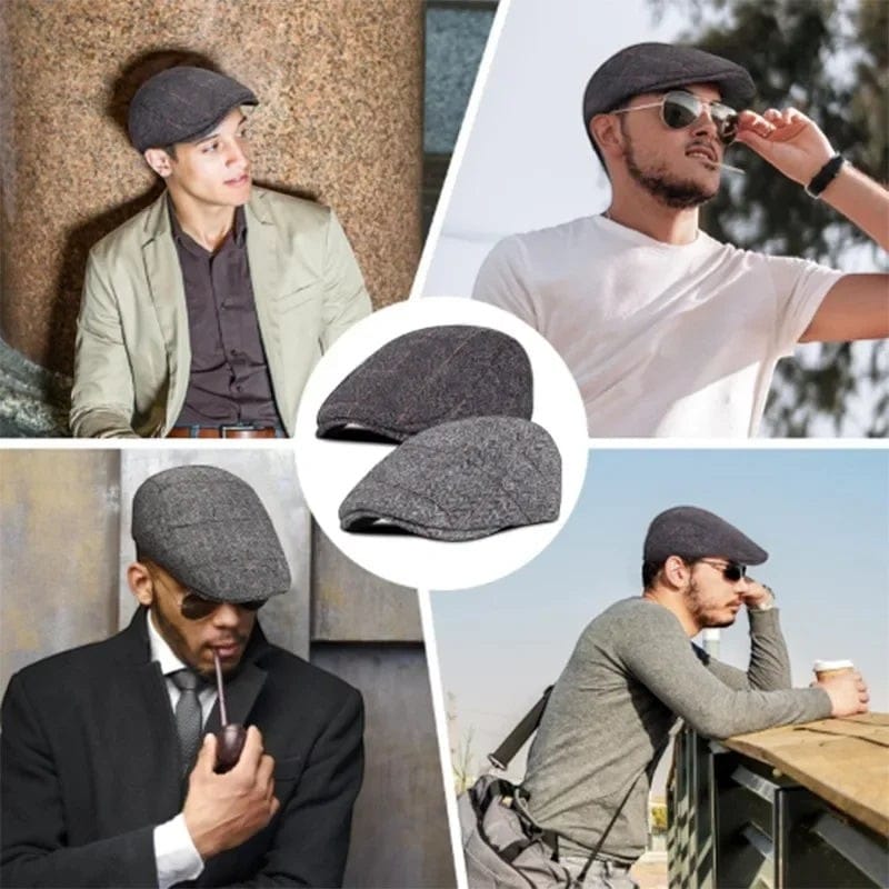 Le Comptoir du Chapeau Béret Tweed Héritage Britannique Homme