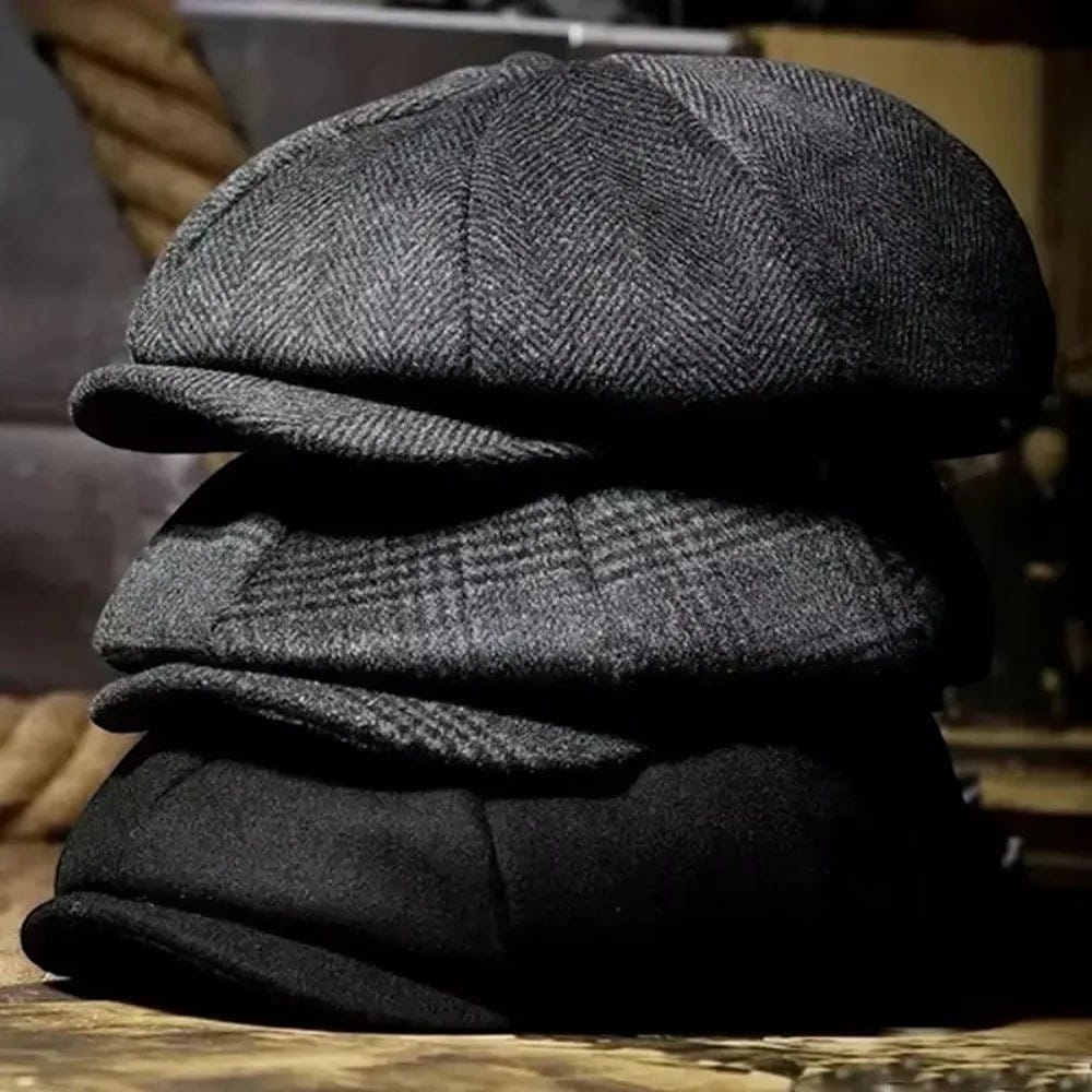 Le Comptoir du Chapeau Béret Tweed Peintre Britannique Vintage