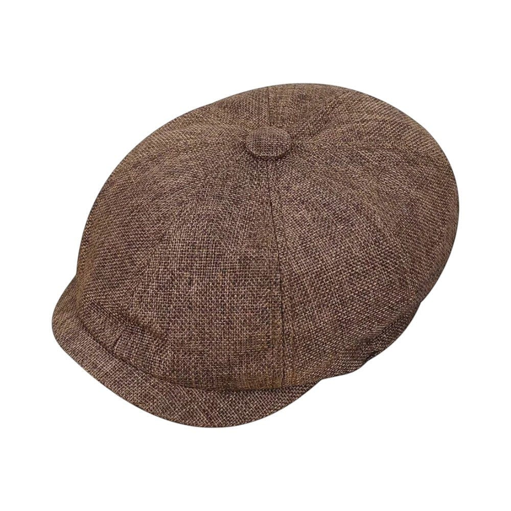 Le Comptoir du Chapeau Marron Béret Tweed Peintre Britannique Vintage