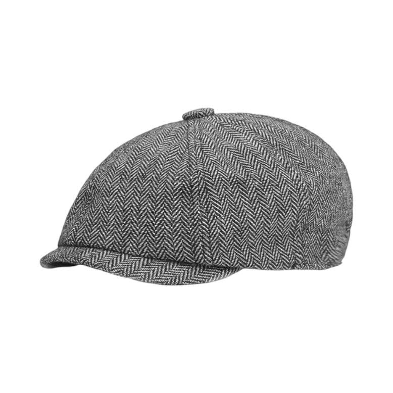 Le Comptoir du Chapeau Gris Béret Tweed Peintre Britannique Vintage