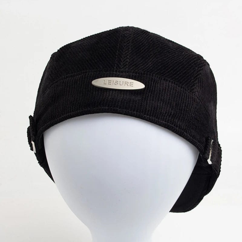 Le Comptoir du Chapeau Béret Velours Côtelé Vintage Réversible