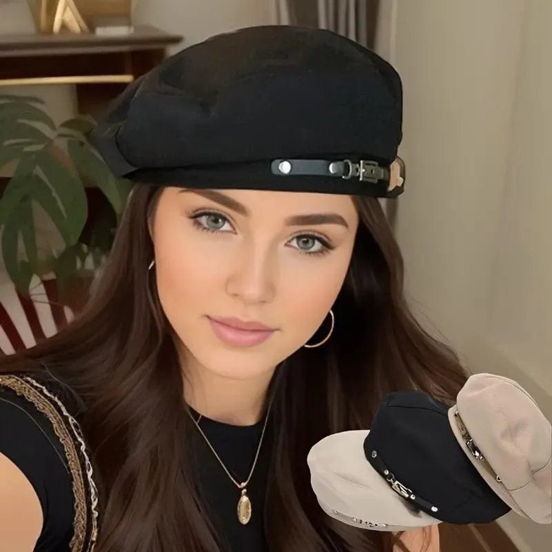 Le Comptoir du Chapeau Béret Vintage Coton Femme Ajustable