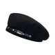 Le Comptoir du Chapeau Noir Béret Vintage Coton Femme Ajustable