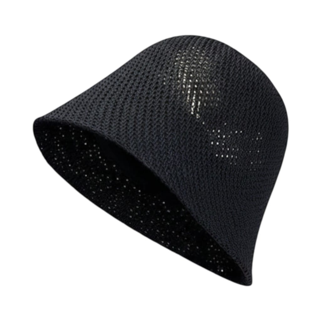 Le Comptoir du Chapeau Noir Bob Ajouré Respirant Femme Été