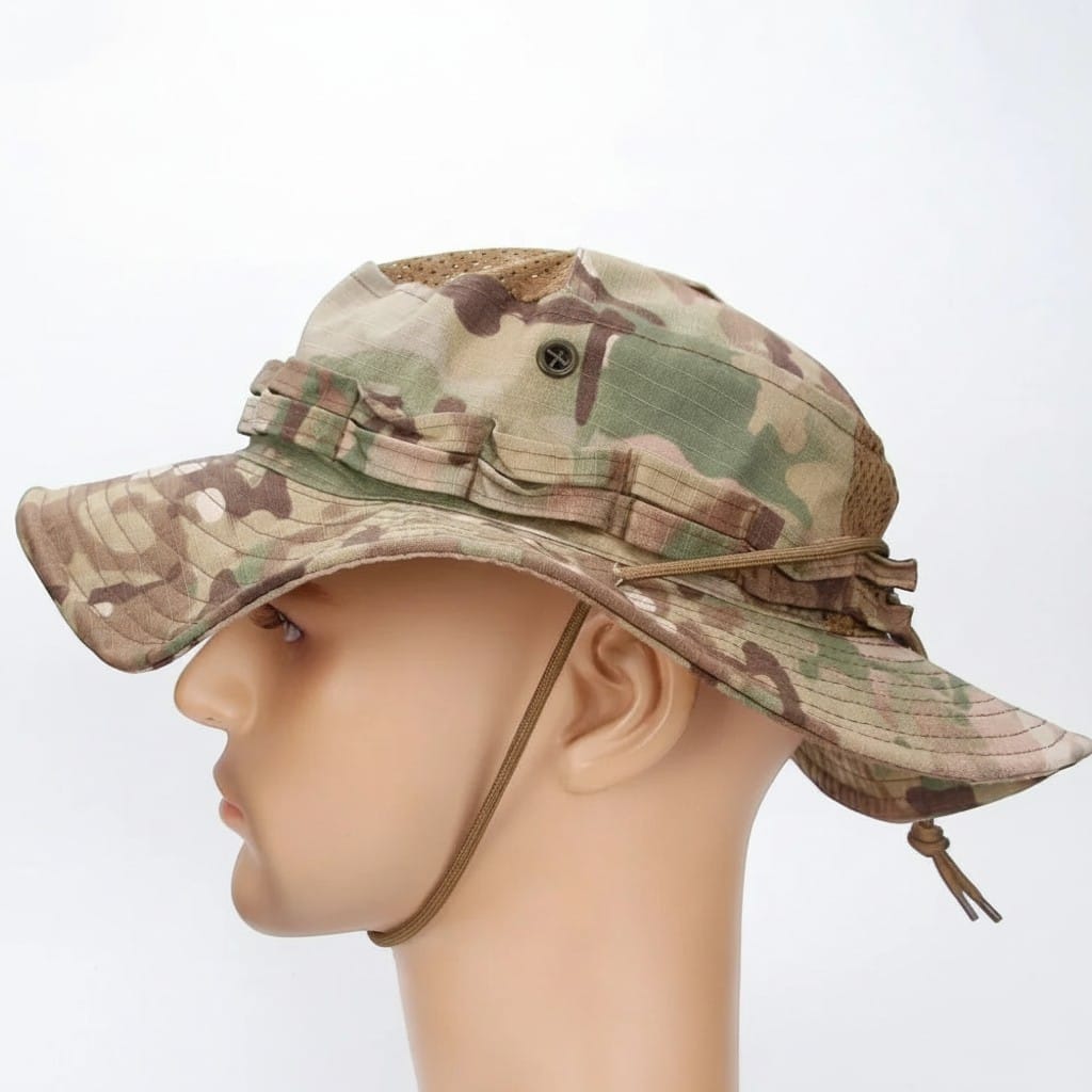 Le Comptoir du Chapeau Bob Camouflage Outdoor Respirant Homme