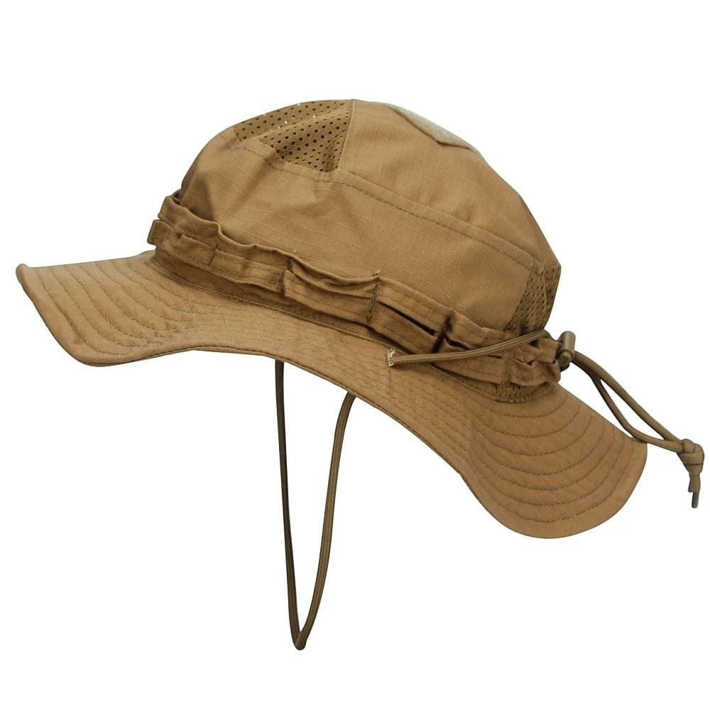Le Comptoir du Chapeau Marron Bob Camouflage Outdoor Respirant Homme