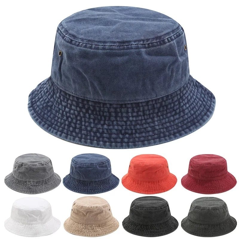 Le Comptoir du Chapeau Bob Denim Vintage Panama