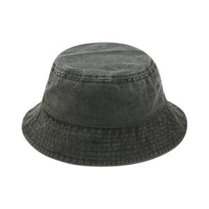 Le Comptoir du Chapeau Vert Kaki / 55-58 cm Bob Denim Vintage Panama