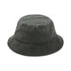 Le Comptoir du Chapeau Vert Kaki / 55-58 cm Bob Denim Vintage Panama
