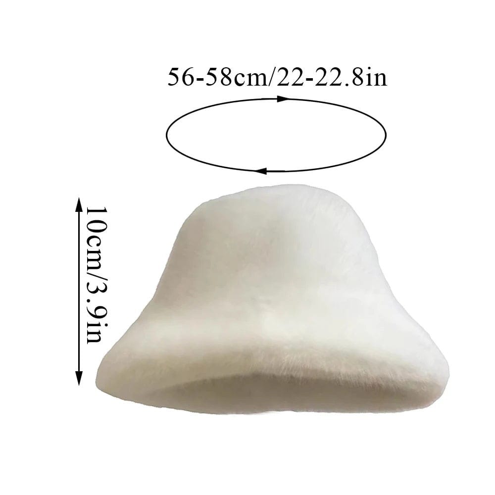 Le Comptoir du Chapeau Bob Fourrure Peluche Oreilles Femme