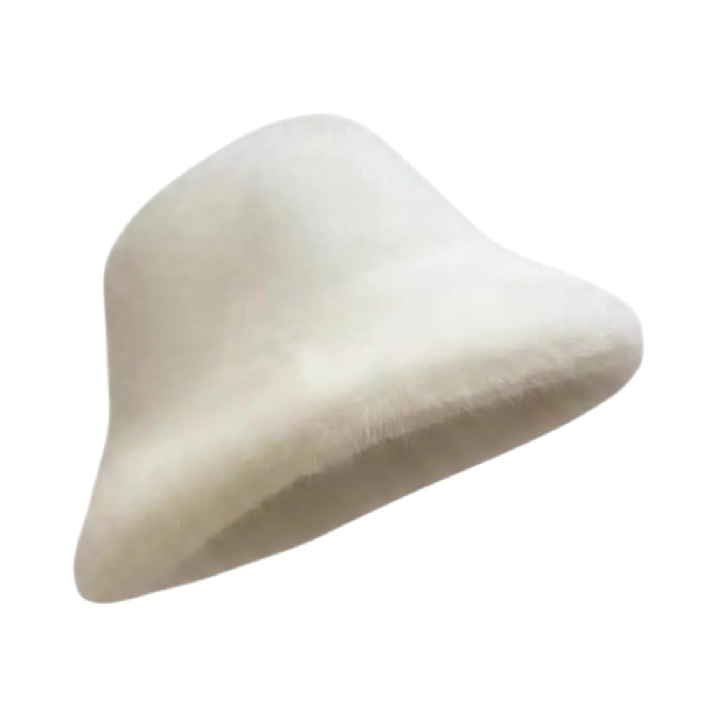Le Comptoir du Chapeau Blanc Bob Fourrure Peluche Oreilles Femme