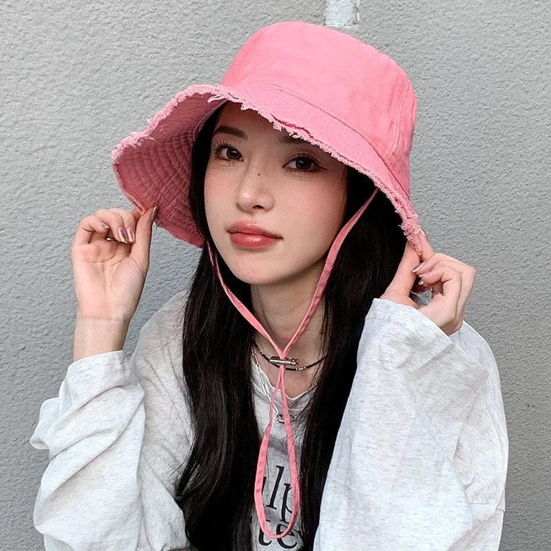 Le Comptoir du Chapeau Bob Pêcheur Femme Coréen Grand Bord