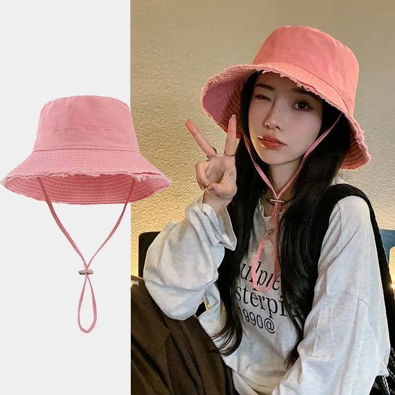 Le Comptoir du Chapeau Bob Pêcheur Femme Coréen Grand Bord