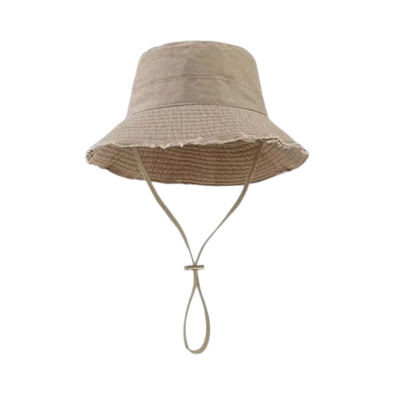 Le Comptoir du Chapeau Marron Clair / 56-58 cm Bob Pêcheur Femme Coréen Grand Bord