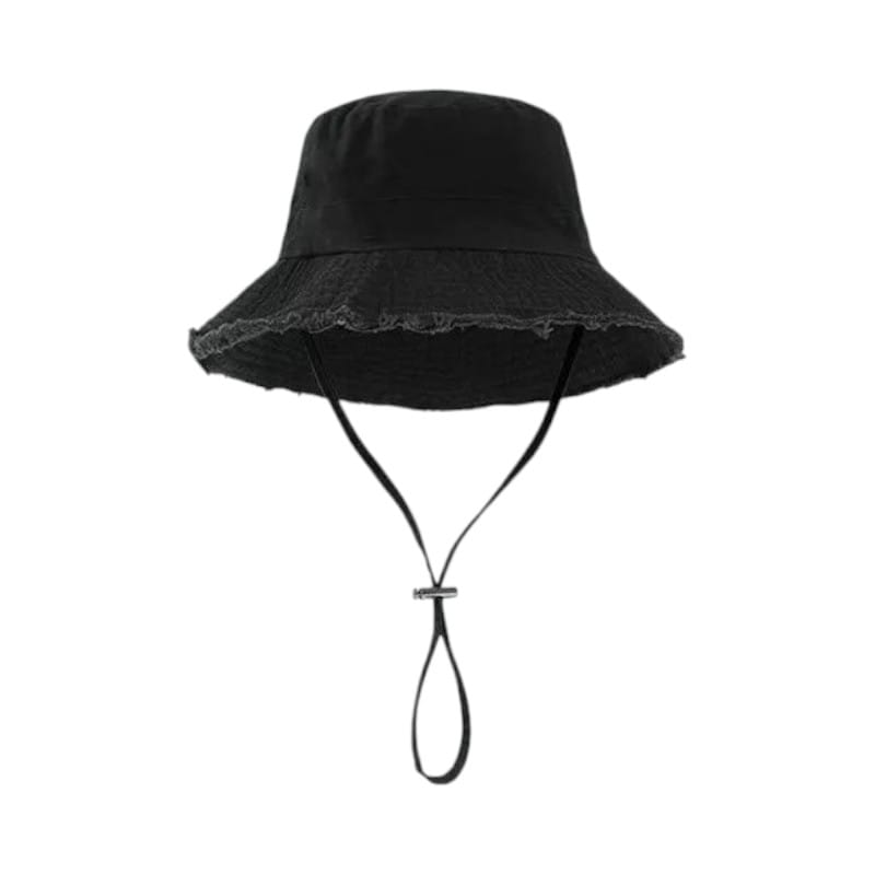 Le Comptoir du Chapeau Noir / 56-58 cm Bob Pêcheur Femme Coréen Grand Bord