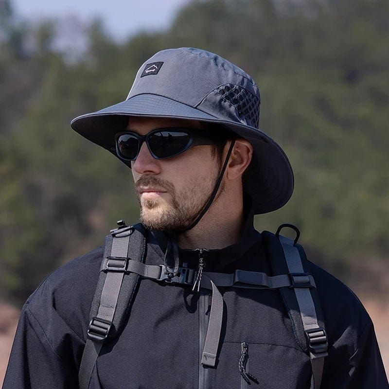 Le Comptoir du Chapeau Bob Pêcheur Grand Bord Protection Solaire