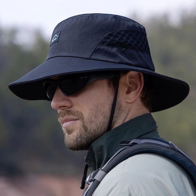 Le Comptoir du Chapeau Bob Pêcheur Grand Bord Protection Solaire