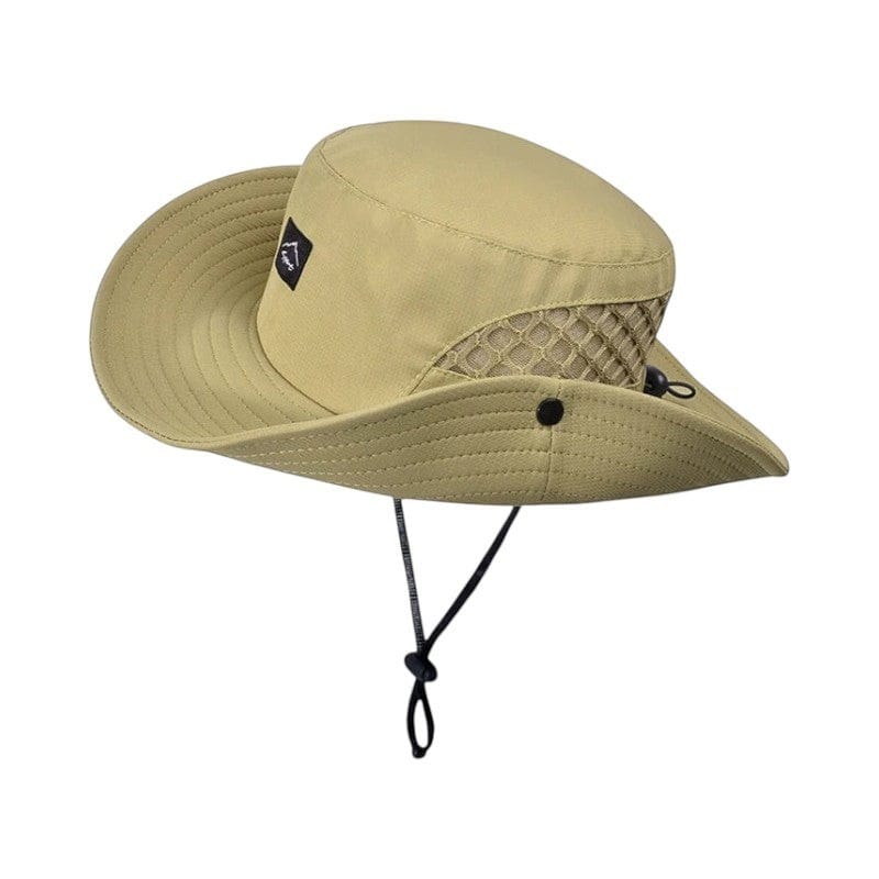Le Comptoir du Chapeau Marron Clair / Taille unique Bob Pêcheur Grand Bord Protection Solaire