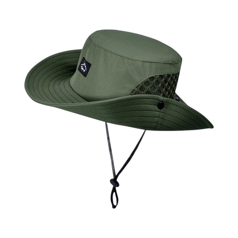 Le Comptoir du Chapeau Vert Kaki / Taille unique Bob Pêcheur Grand Bord Protection Solaire