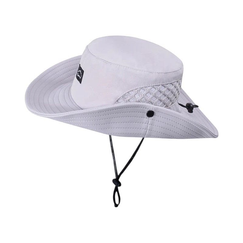 Le Comptoir du Chapeau Gris Clair / Taille unique Bob Pêcheur Grand Bord Protection Solaire