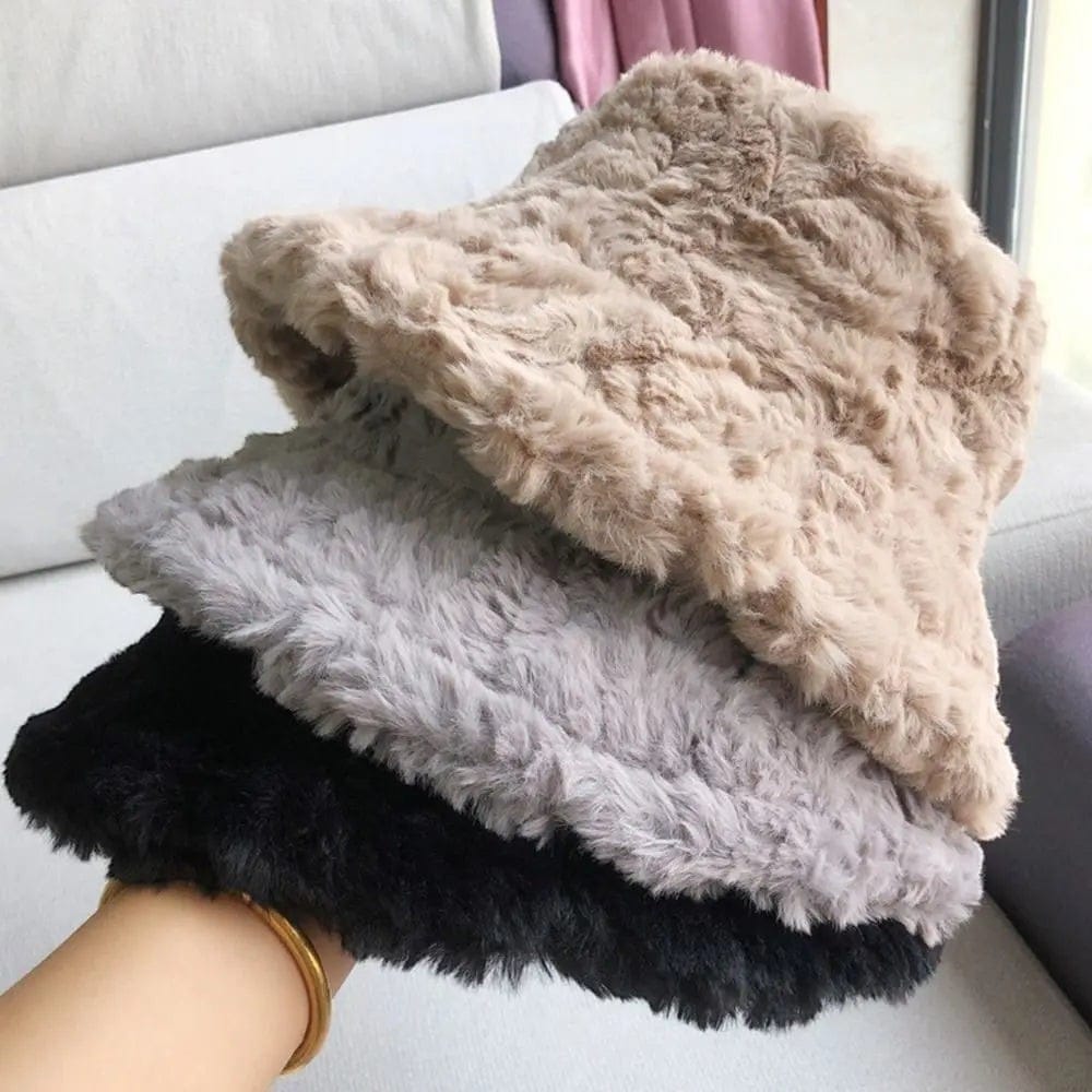 Le Comptoir du Chapeau Bob Peluche Mixte Chaud