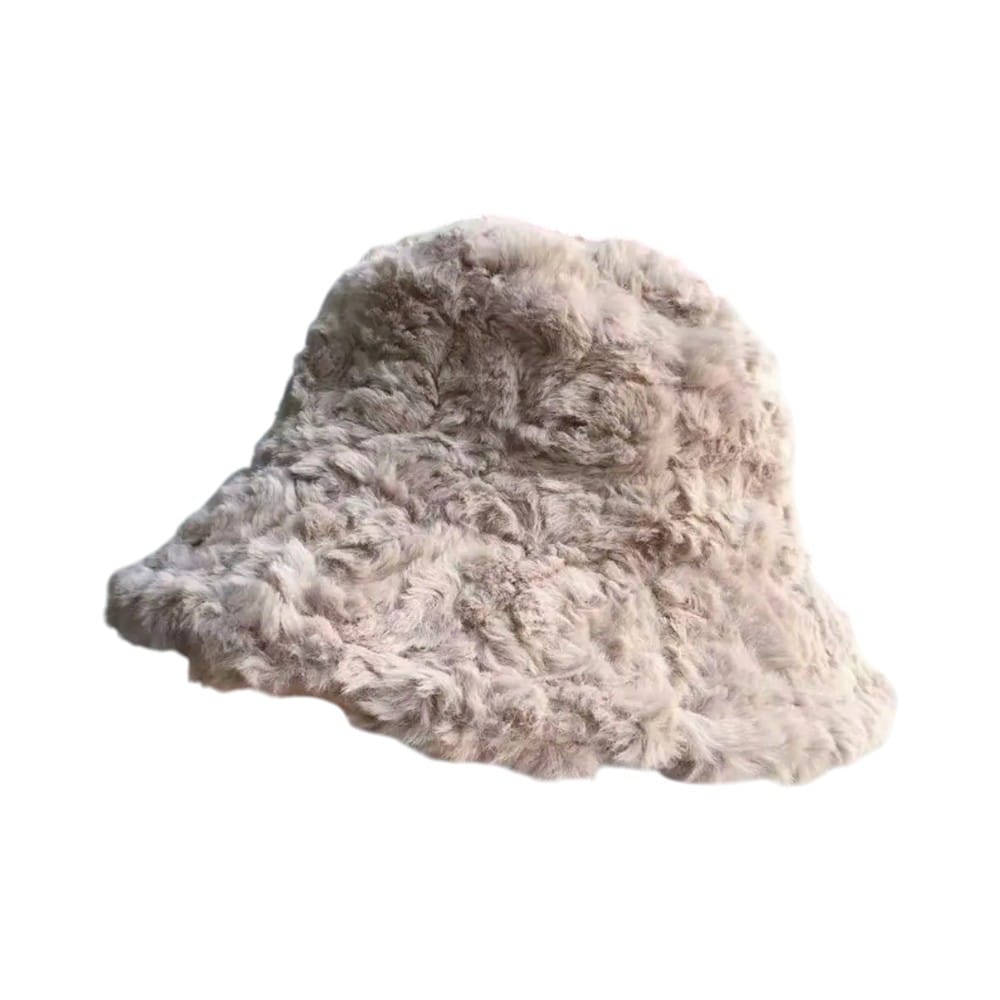 Le Comptoir du Chapeau Marron Clair Bob Peluche Mixte Chaud