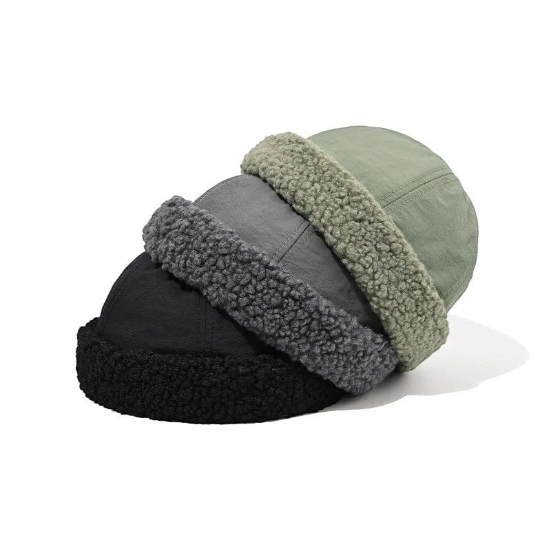 Le Comptoir du Chapeau Bonnet Agneau Docker Hiver