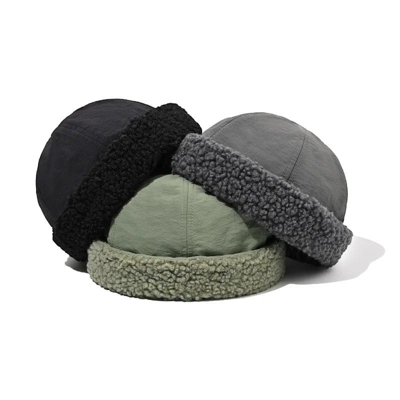 Le Comptoir du Chapeau Bonnet Agneau Docker Hiver