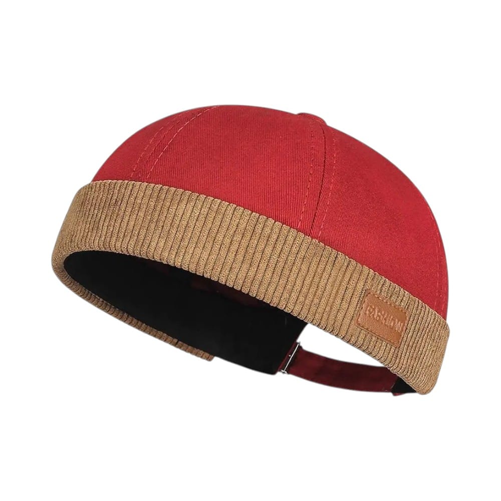 Le Comptoir du Chapeau Rouge Bonnet Docker Côtelé Sans Visière