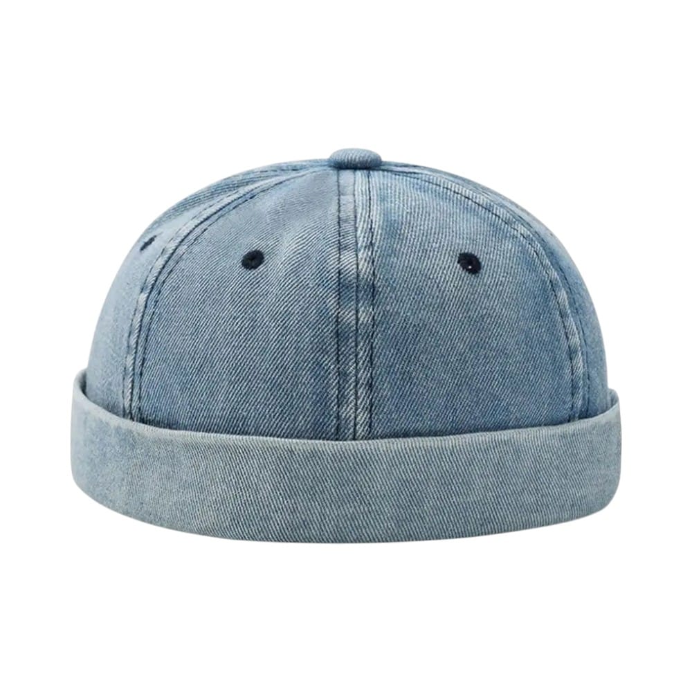 Le Comptoir du Chapeau Bleu Bonnet Docker Denim Marin