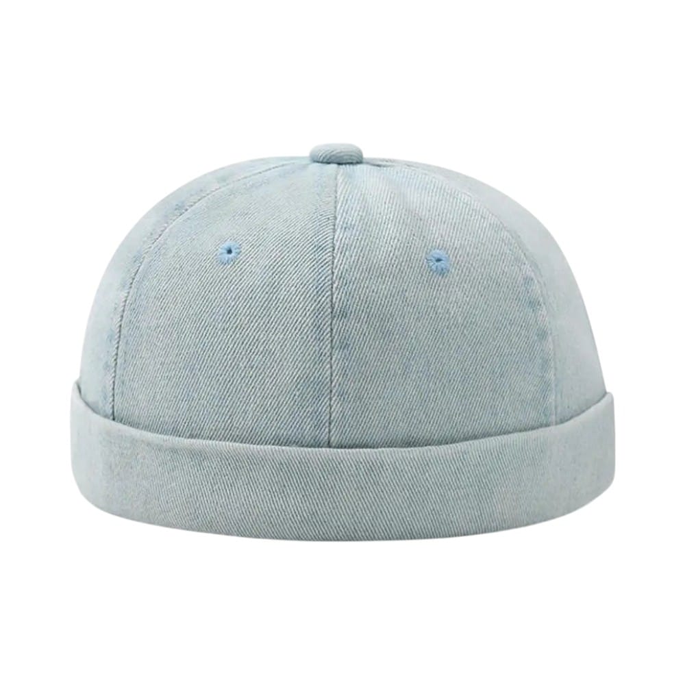 Le Comptoir du Chapeau Bleu Ciel Bonnet Docker Denim Marin