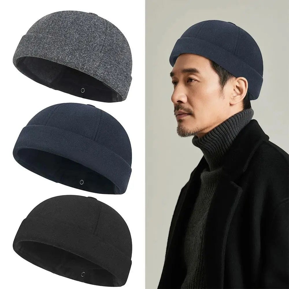 Le Comptoir du Chapeau Bonnet Docker Polaire Sans Bord Mixte