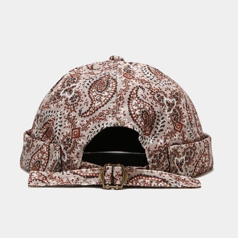 Le Comptoir du Chapeau Bonnet Docker Vintage Paisley Rétro