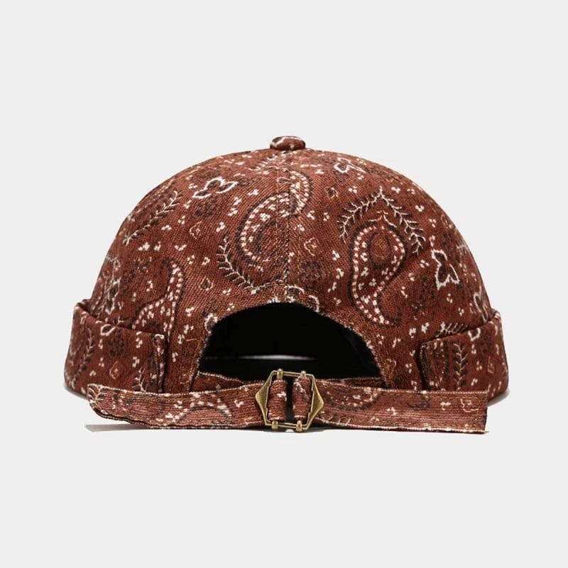 Le Comptoir du Chapeau Bonnet Docker Vintage Paisley Rétro