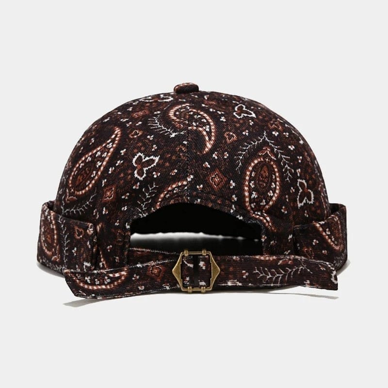Le Comptoir du Chapeau Bonnet Docker Vintage Paisley Rétro
