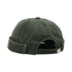 Le Comptoir du Chapeau Vert Bonnet Docker Washed Rétro Vintage Mixte