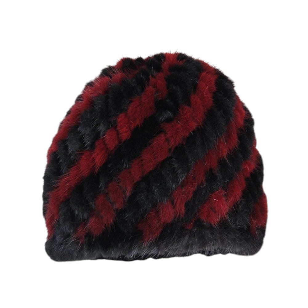 Le Comptoir du Chapeau Bonnet Fourrure Vison Véritable Femme
