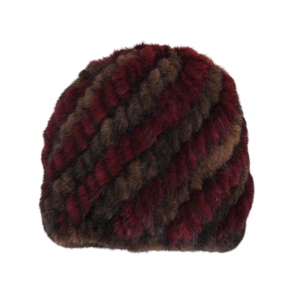 Le Comptoir du Chapeau Bonnet Fourrure Vison Véritable Femme