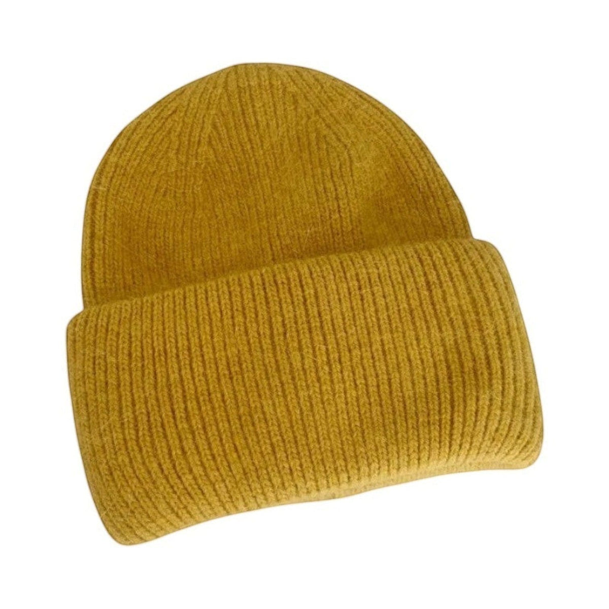 Le Comptoir du Chapeau Jaune Bonnet Laine Angora Fourrure Hiver