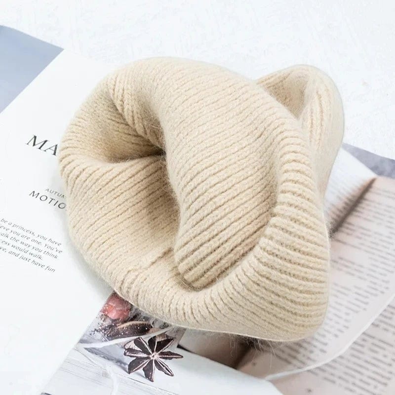 Le Comptoir du Chapeau Bonnet Laine Angora Fourrure Hiver