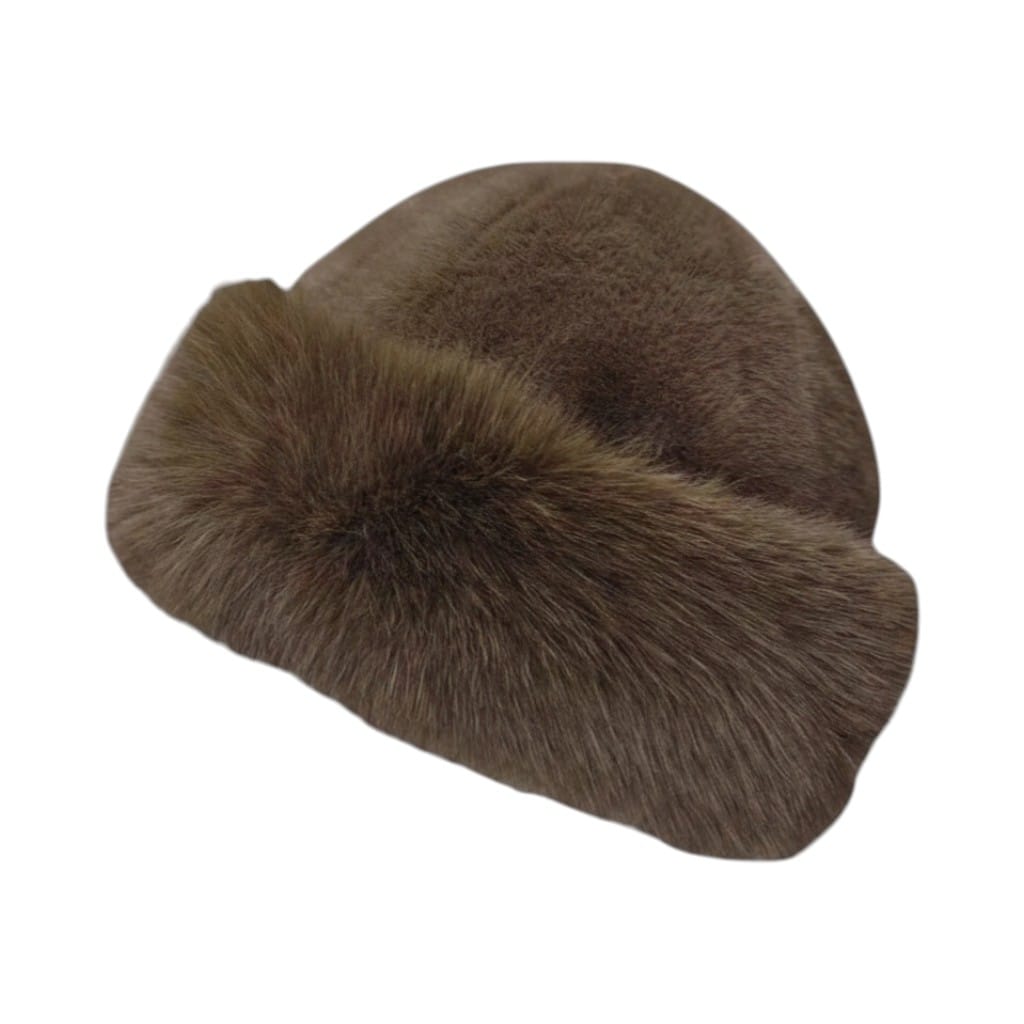 Le Comptoir du Chapeau Café Bonnet Mongol Fourrure Femme