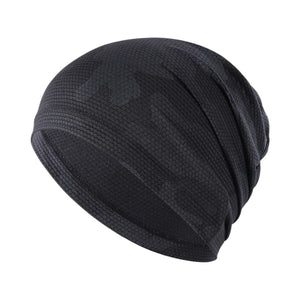 Le Comptoir du Chapeau Noir Bonnet Running Respirant Protection Solaire
