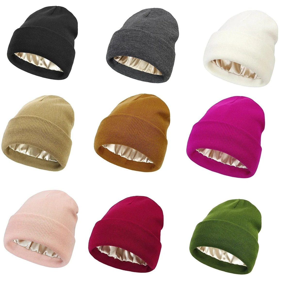 Le Comptoir du Chapeau Bonnet Satiné Doublé Soie Femme