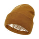 Le Comptoir du Chapeau Caramel Bonnet Satiné Doublé Soie Femme