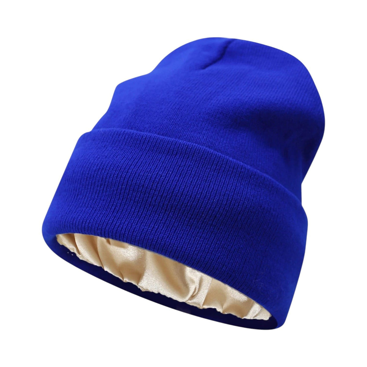 Le Comptoir du Chapeau Bleu Bonnet Satiné Doublé Soie Femme