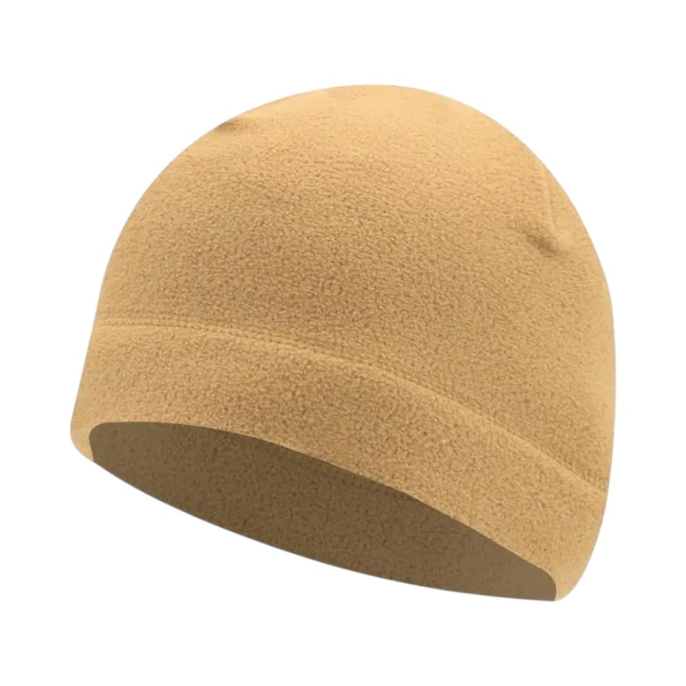 Le Comptoir du Chapeau Marron Clair Bonnet Sport Polaire Coupe-Vent Running