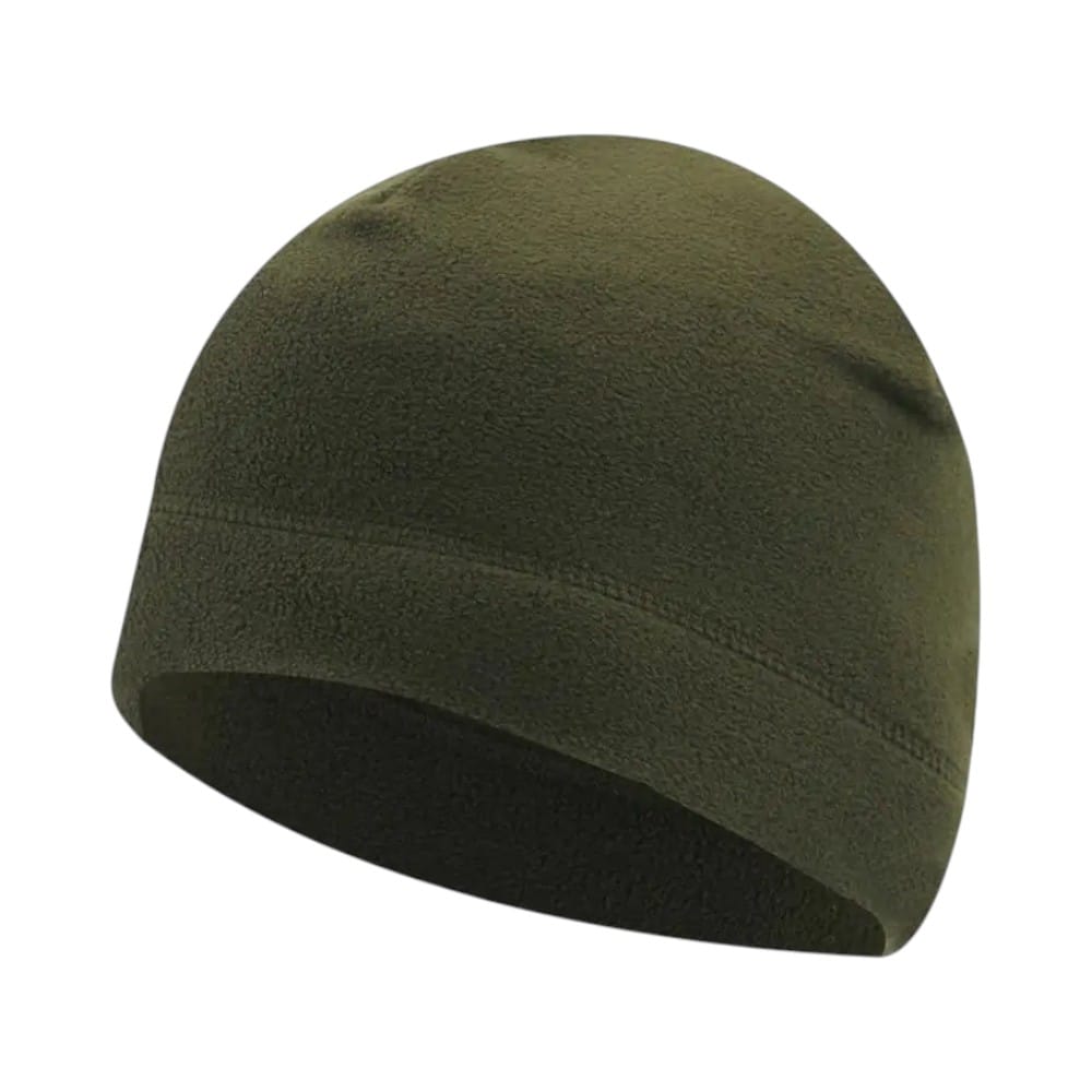 Le Comptoir du Chapeau Vert Kaki Bonnet Sport Polaire Coupe-Vent Running